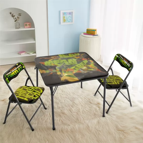 Baby Shark 3 Piece Children's Activity Square Table and Chair Set, Ages 3+