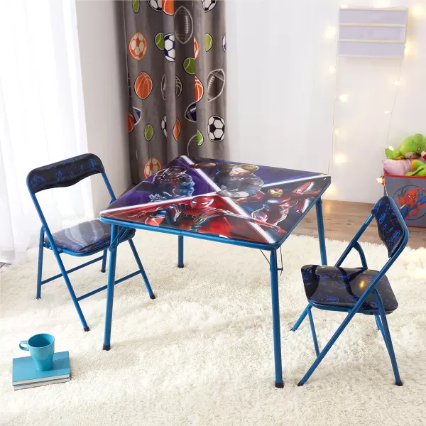 Baby Shark 3 Piece Children's Activity Square Table and Chair Set, Ages 3+