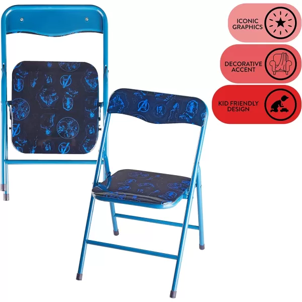 Baby Shark 3 Piece Children's Activity Square Table and Chair Set, Ages 3+