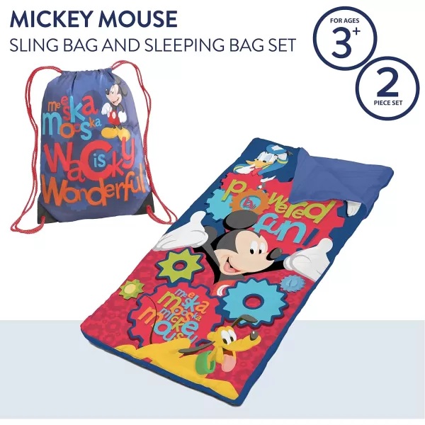 Idea Nuova 2 Piece Drawstring Sling Carry Bag with Sleeping Slumber Bag
