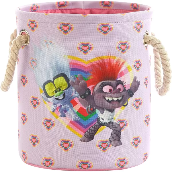 Idea Nuova Baby Shark 3 Piece Multi Size Fabric Nestable Toy Storage Basket Set, with Rope Carry Handles