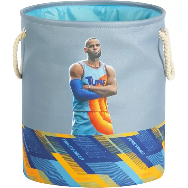 Idea Nuova Baby Shark 3 Piece Multi Size Fabric Nestable Toy Storage Basket Set, with Rope Carry Handles