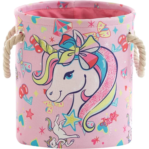 Idea Nuova Baby Shark 3 Piece Multi Size Fabric Nestable Toy Storage Basket Set, with Rope Carry Handles