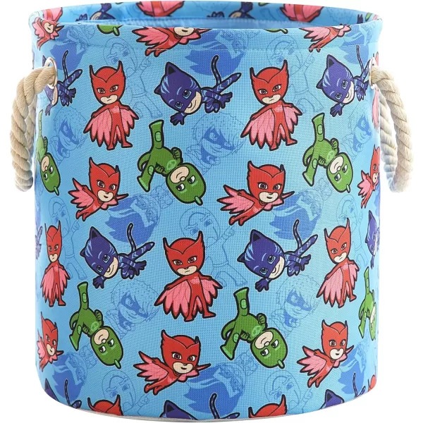 Idea Nuova Baby Shark 3 Piece Multi Size Fabric Nestable Toy Storage Basket Set, with Rope Carry Handles