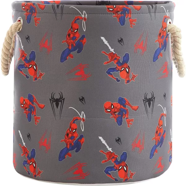 Idea Nuova Baby Shark 3 Piece Multi Size Fabric Nestable Toy Storage Basket Set, with Rope Carry Handles