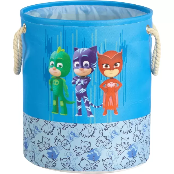 Idea Nuova Baby Shark 3 Piece Multi Size Fabric Nestable Toy Storage Basket Set, with Rope Carry Handles