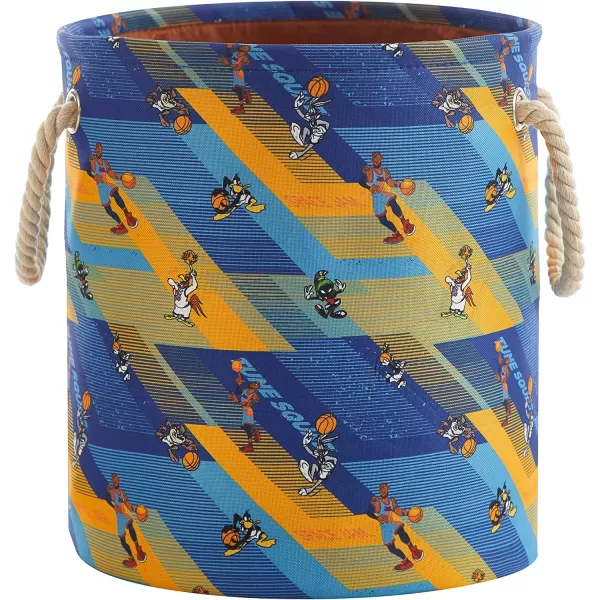 Idea Nuova Baby Shark 3 Piece Multi Size Fabric Nestable Toy Storage Basket Set, with Rope Carry Handles