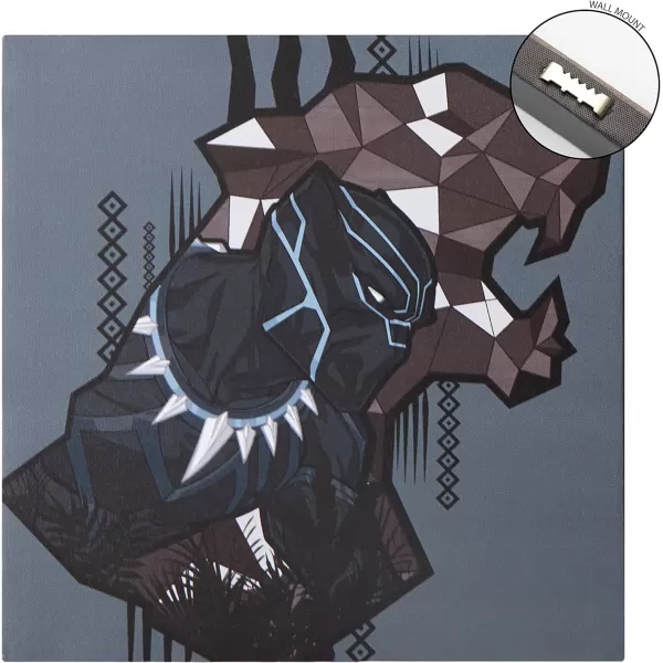 Idea Nuova Baby Shark 4 Pack Square Canvas Wall Art Set, 11''x11'' each