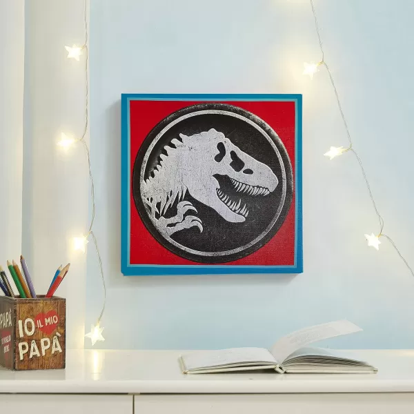 Idea Nuova Baby Shark 4 Pack Square Canvas Wall Art Set, 11''x11'' each