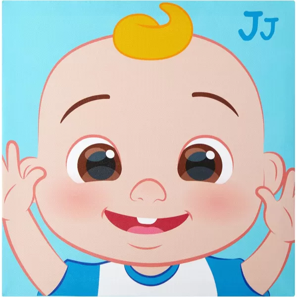 Idea Nuova Baby Shark 4 Pack Square Canvas Wall Art Set, 11''x11'' each