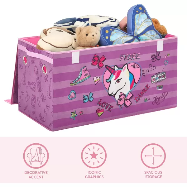 Idea Nuova Baby Shark Collapsible Children’s Toy Storage Trunk, Durable with Lid