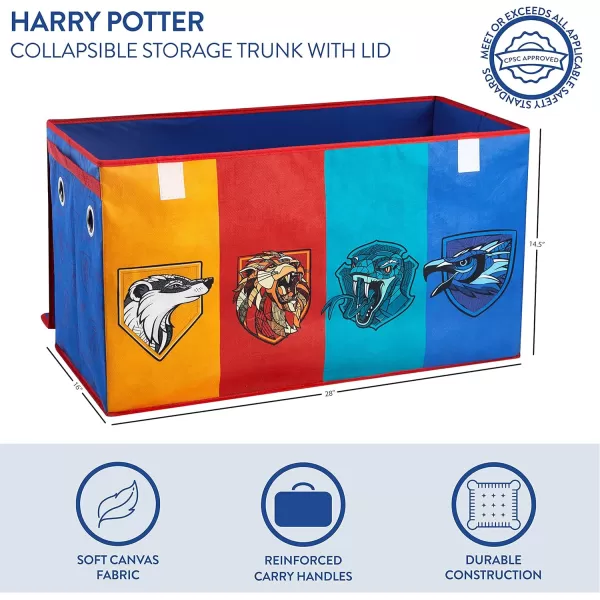 Idea Nuova Baby Shark Collapsible Children’s Toy Storage Trunk, Durable with Lid