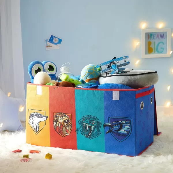 Idea Nuova Baby Shark Collapsible Children’s Toy Storage Trunk, Durable with Lid