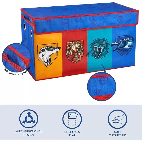Idea Nuova Baby Shark Collapsible Children’s Toy Storage Trunk, Durable with Lid