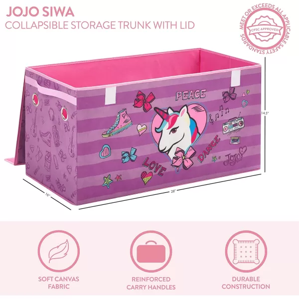 Idea Nuova Baby Shark Collapsible Children’s Toy Storage Trunk, Durable with Lid