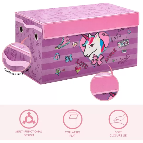 Idea Nuova Baby Shark Collapsible Children’s Toy Storage Trunk, Durable with Lid