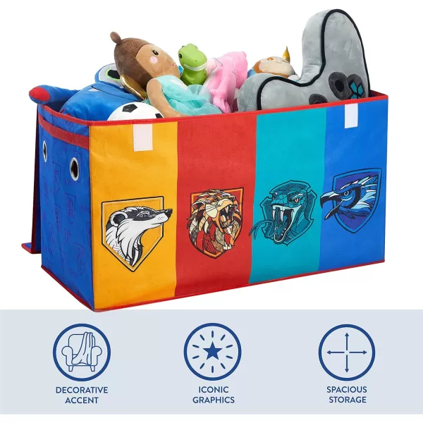 Idea Nuova Baby Shark Collapsible Children’s Toy Storage Trunk, Durable with Lid