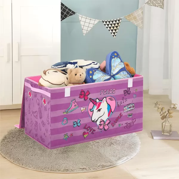 Idea Nuova Baby Shark Collapsible Children’s Toy Storage Trunk, Durable with Lid