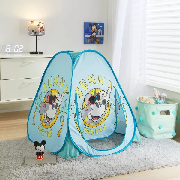 Idea Nuova Disney Minnie Mouse Collapsible Pop Up Indoor Outdoor Play Tent with UV Protection for Toddlers and Kids, 28" W x 28" L x 30" H
