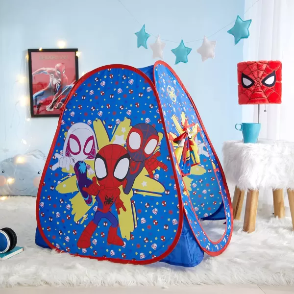 Idea Nuova Disney Minnie Mouse Collapsible Pop Up Indoor Outdoor Play Tent with UV Protection for Toddlers and Kids, 28" W x 28" L x 30" H