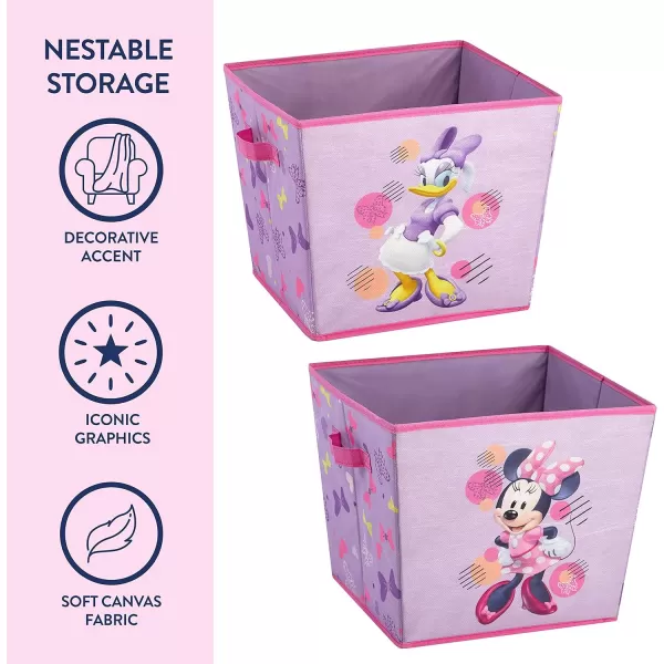 Idea Nuova JoJo Siwa 4 Piece Storage Solution Set with Pop Up Hamper, Collapsible Storage Trunk and 2 Nestable Storage Bins