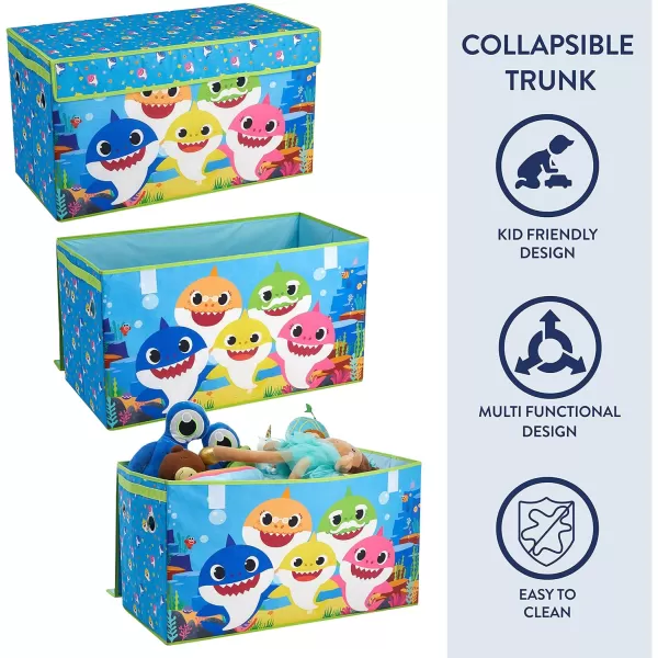 Idea Nuova JoJo Siwa 4 Piece Storage Solution Set with Pop Up Hamper, Collapsible Storage Trunk and 2 Nestable Storage Bins