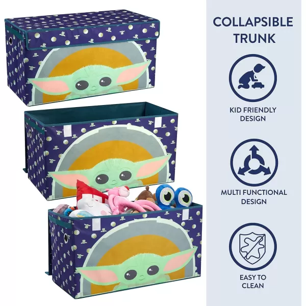 Idea Nuova JoJo Siwa 4 Piece Storage Solution Set with Pop Up Hamper, Collapsible Storage Trunk and 2 Nestable Storage Bins