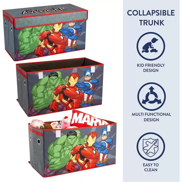 Idea Nuova JoJo Siwa 4 Piece Storage Solution Set with Pop Up Hamper, Collapsible Storage Trunk and 2 Nestable Storage Bins