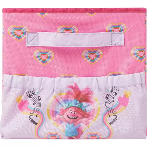 Idea Nuova JoJo Siwa Kids Collapsible Storage Organizer Bin with Front Pocket,9" H x 10" W x 15" L