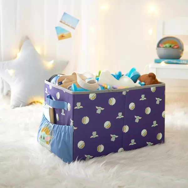 Idea Nuova JoJo Siwa Kids Collapsible Storage Organizer Bin with Front Pocket,9" H x 10" W x 15" L