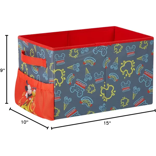Idea Nuova JoJo Siwa Kids Collapsible Storage Organizer Bin with Front Pocket,9" H x 10" W x 15" L