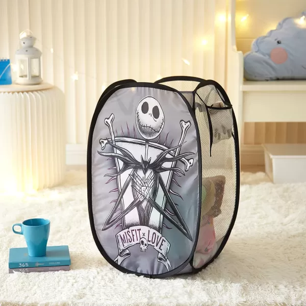 Idea Nuova JoJo Siwa Pop Up Hamper with Durable Carry Handles, 21'' H x 13.5'' W X 13.5'' L