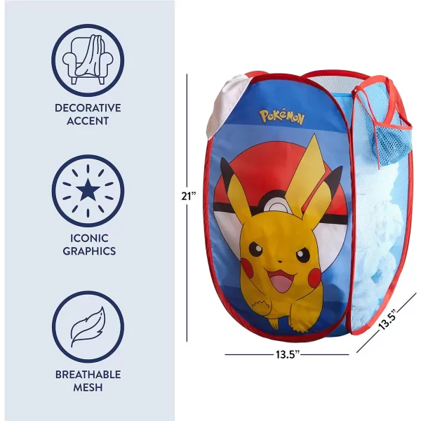 Idea Nuova JoJo Siwa Pop Up Hamper with Durable Carry Handles, 21'' H x 13.5'' W X 13.5'' L