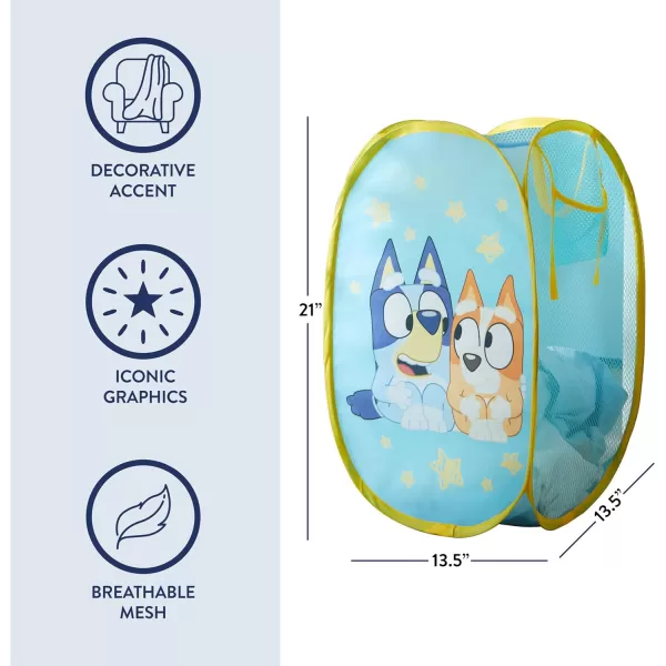Idea Nuova JoJo Siwa Pop Up Hamper with Durable Carry Handles, 21'' H x 13.5'' W X 13.5'' L