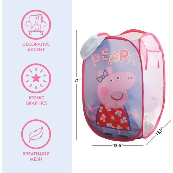Idea Nuova JoJo Siwa Pop Up Hamper with Durable Carry Handles, 21'' H x 13.5'' W X 13.5'' L