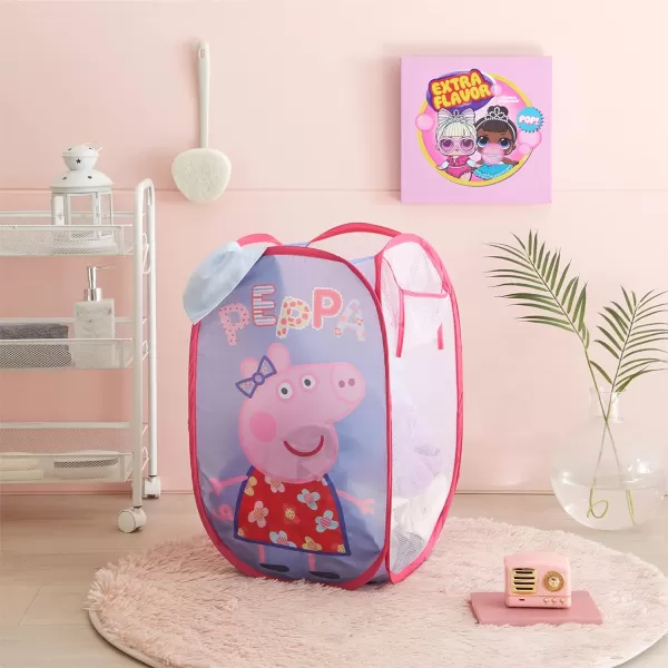 Idea Nuova JoJo Siwa Pop Up Hamper with Durable Carry Handles, 21'' H x 13.5'' W X 13.5'' L