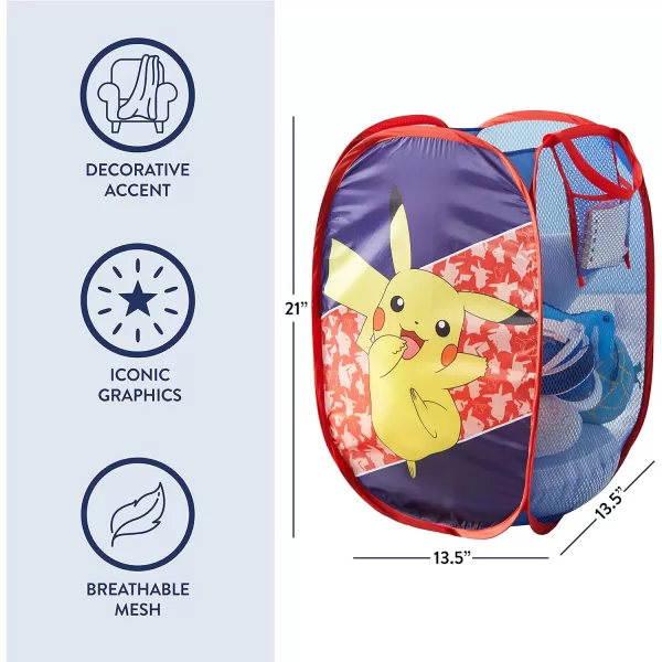 Idea Nuova JoJo Siwa Pop Up Hamper with Durable Carry Handles, 21'' H x 13.5'' W X 13.5'' L
