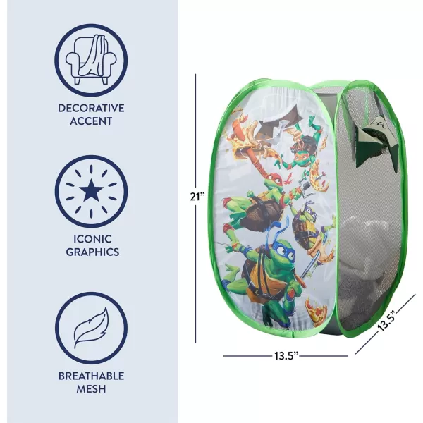Idea Nuova JoJo Siwa Pop Up Hamper with Durable Carry Handles, 21'' H x 13.5'' W X 13.5'' L