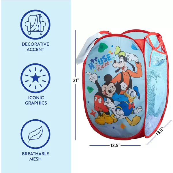 Idea Nuova JoJo Siwa Pop Up Hamper with Durable Carry Handles, 21'' H x 13.5'' W X 13.5'' L