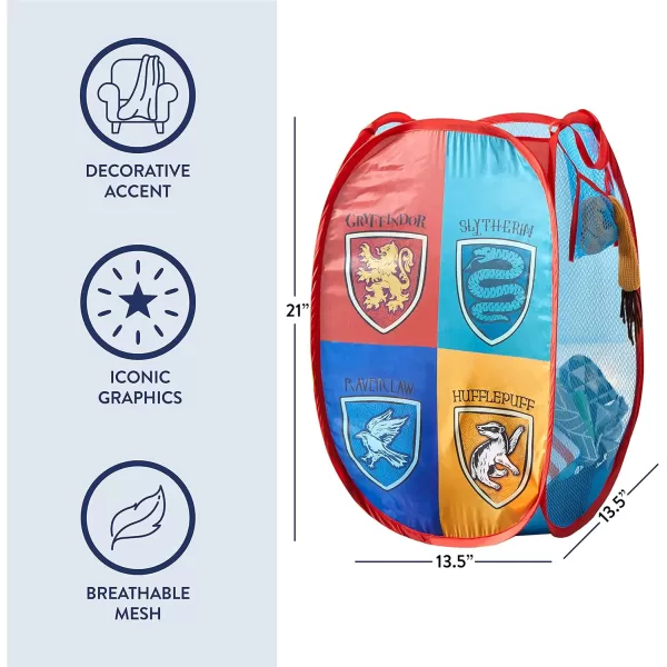 Idea Nuova JoJo Siwa Pop Up Hamper with Durable Carry Handles, 21'' H x 13.5'' W X 13.5'' L