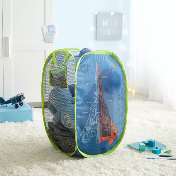 Idea Nuova JoJo Siwa Pop Up Hamper with Durable Carry Handles, 21'' H x 13.5'' W X 13.5'' L