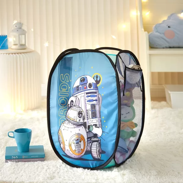 Idea Nuova JoJo Siwa Pop Up Hamper with Durable Carry Handles, 21'' H x 13.5'' W X 13.5'' L