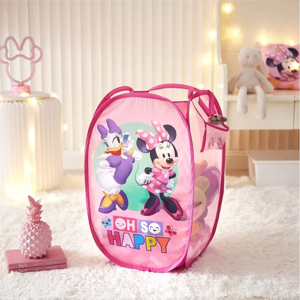 Idea Nuova JoJo Siwa Pop Up Hamper with Durable Carry Handles, 21'' H x 13.5'' W X 13.5'' L