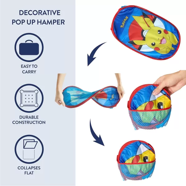 Idea Nuova JoJo Siwa Pop Up Hamper with Durable Carry Handles, 21'' H x 13.5'' W X 13.5'' L