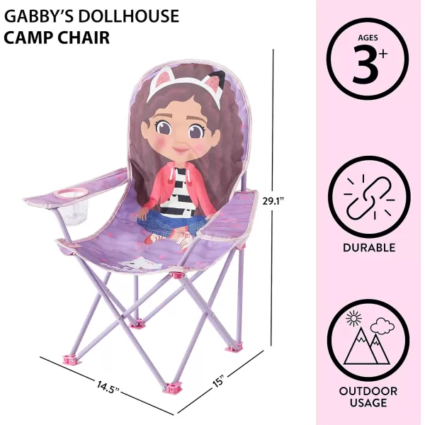 Idea Nuova Kids Indoor-Outdoor Folding Camp Chair with Carry Case, Cocomelon