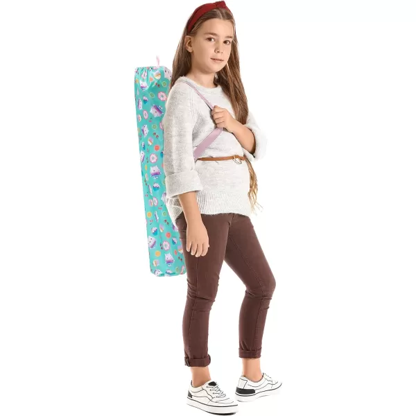 Idea Nuova Kids Indoor-Outdoor Folding Camp Chair with Carry Case, Cocomelon