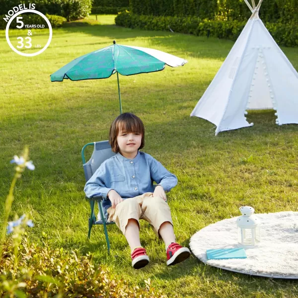 Idea Nuova Kids Outdoor Beach Chair with Umbrella, Gabby's Dollhouse