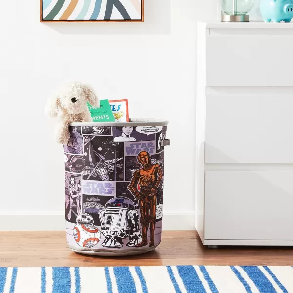 Idea Nuova Star Wars Circular Storage Bin with Handles