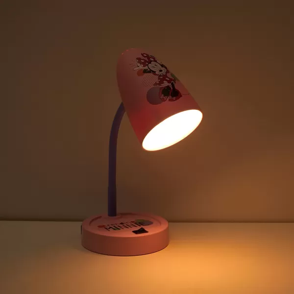 Idea Nuova Star Wars The Mandalorian Switch Operated LED Task Table and Desk Lamp with Charging Outlet