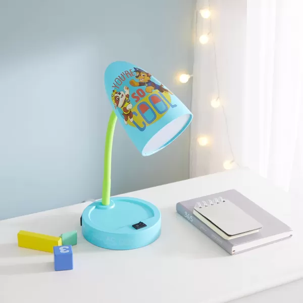 Idea Nuova Star Wars The Mandalorian Switch Operated LED Task Table and Desk Lamp with Charging Outlet
